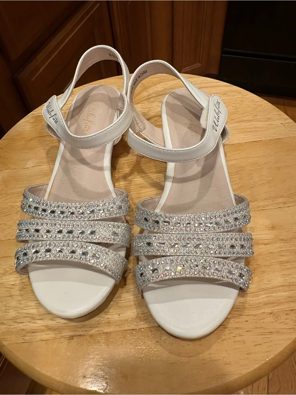 Wal Fou Rhinestone Strappy shoes NEW in Box!